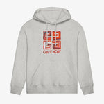4G Red print Hoodie