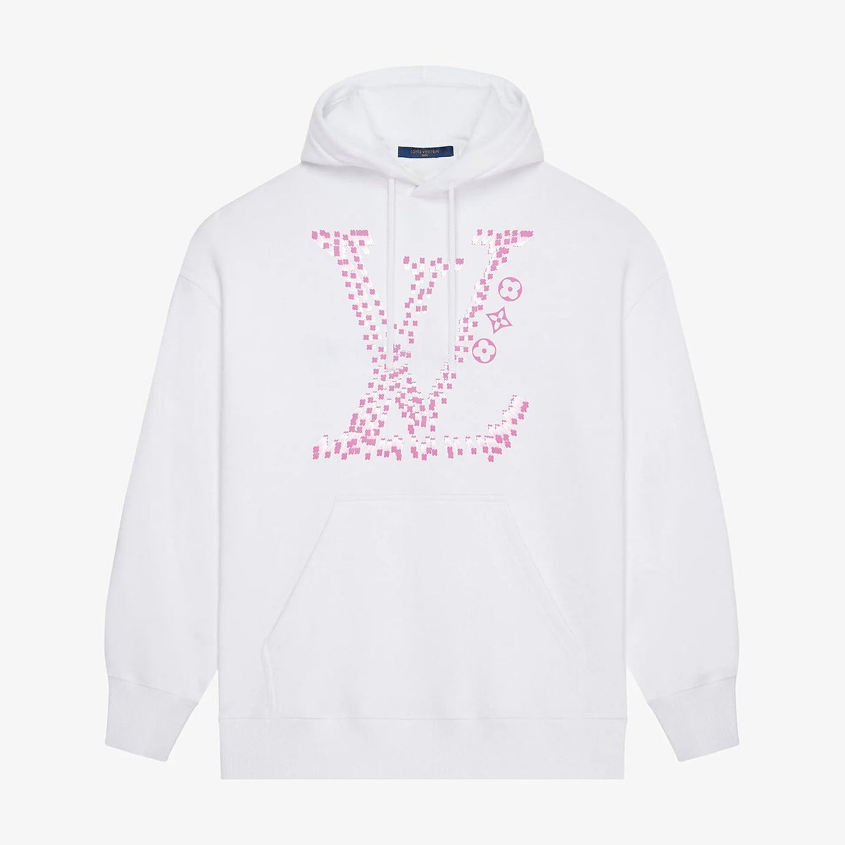 Pink Classic Letter Print Hoodie