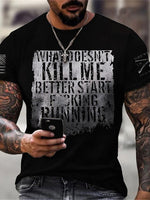 3D Graphic What Doesn't Kill Me Short Sleeve Shirts