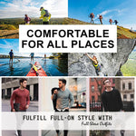 Men's Long Sleeve Moisture-Wicking Crew Neck Tees – Quick Dry, Odor Resistant, Wrinkle-Free Active Shirts