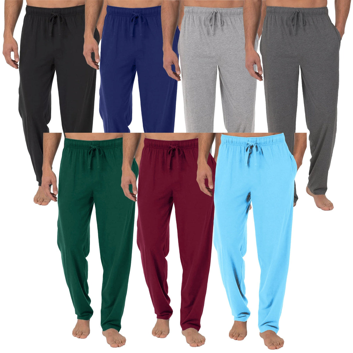 Men's 5-Pack Modern Fit Classic Lounge Pants (Sizes: S-3XL)