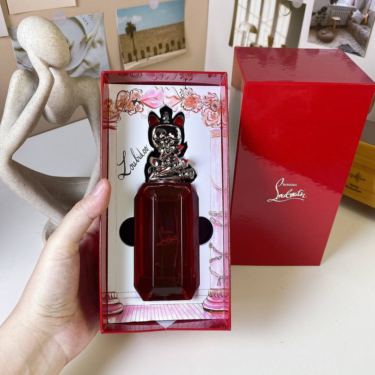 Lu Boting Lucky Cat Smoky Rose Unisex Perfume 90ml