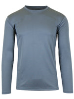 Men's Long Sleeve Moisture-Wicking Crew Neck Tees – Quick Dry, Odor Resistant, Wrinkle-Free Active Shirts