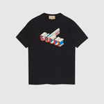 Text Elongated Print T Shirt