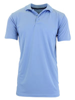 Men's Short Sleeve Polo Shirts – Moisture-Wicking, Stretch Knit, Tagless, Regular Fit for All-Day Comfort