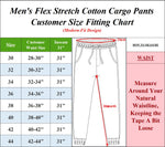 3-Pack Men's Flex-Stretch Cotton Cargo Pants – Comfortable, Durable & Versatile (31-Inch Inseam)