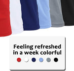 3-Pack Men's Short Sleeve Polo Shirts – Moisture-Wicking, Stretch Knit, Tagless, Regular Fit for All-Day Comfort