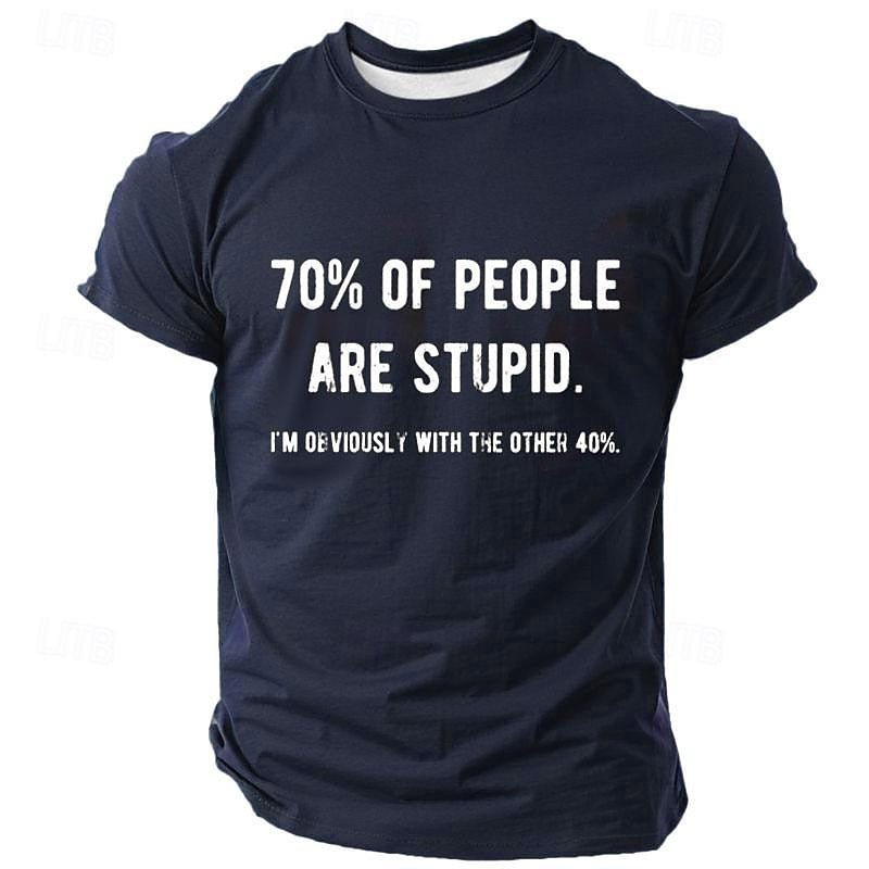 Men's American US Flag Funny Slang T shirt