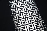 Double FF Letter Pocket Print T Shirt