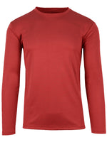 Men's Long Sleeve Moisture-Wicking Crew Neck Tees – Quick Dry, Odor Resistant, Wrinkle-Free Active Shirts